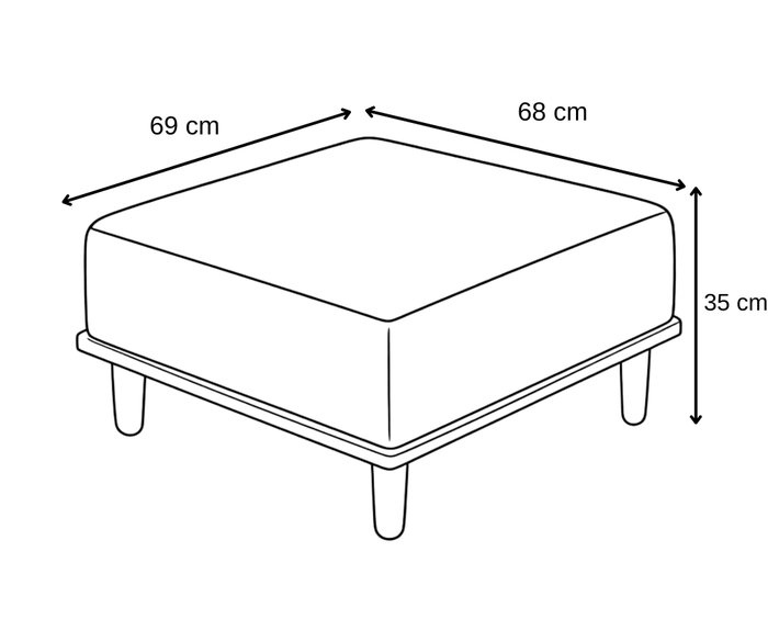 Atelier Del Sofa Pia - Naranja